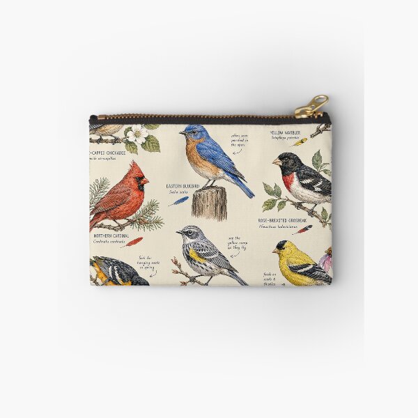Item preview, North American Songbirds – Vintage Naturalist Field Guide Birdwatching Illustration designed and sold by DiamondSkyShirt.
