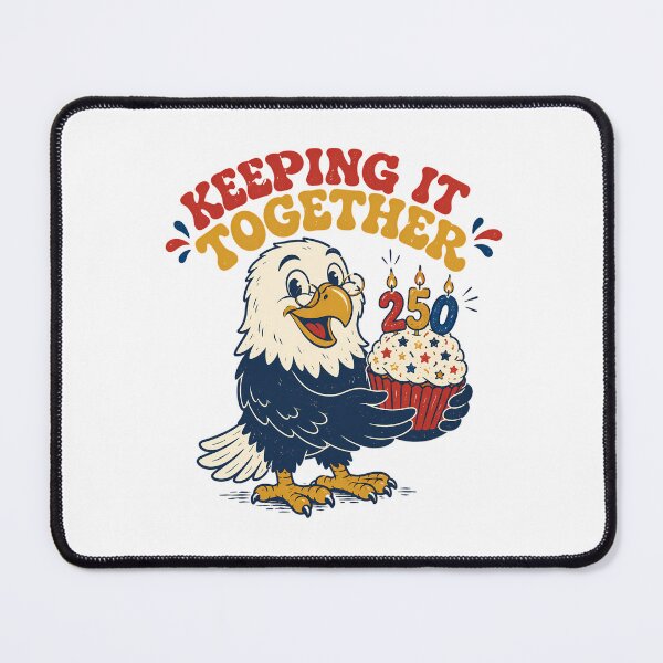 Item preview, Semiquincentennial Keeping It Together Retro Eagle Cupcake designed and sold by chattsuede.