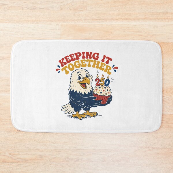 Item preview, Semiquincentennial Keeping It Together Retro Eagle Cupcake designed and sold by chattsuede.
