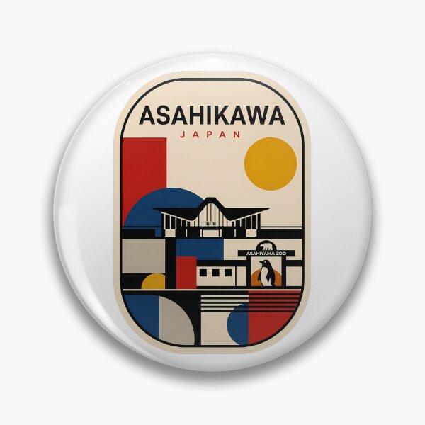 Item preview, Asahikawa Japan Retro Geometric Asahiyama Zoo Penguin designed and sold by k3rstman1.