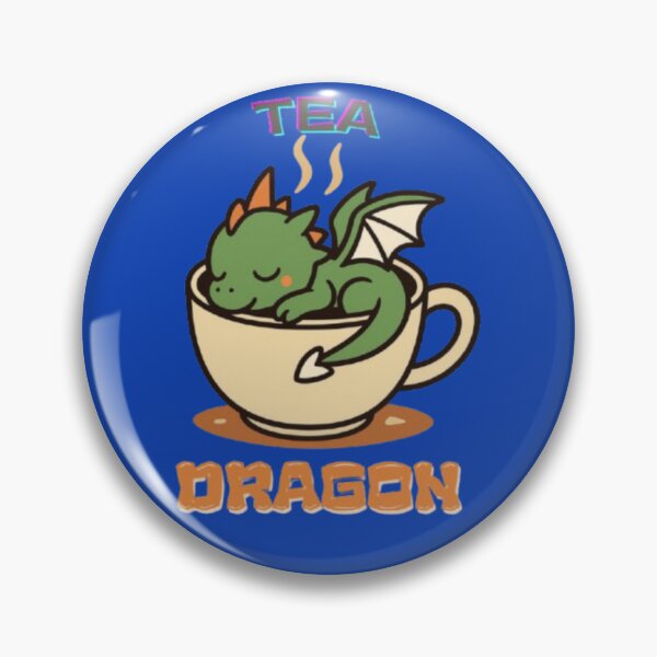 Item preview, Funny Sleeping Dragon Teacup Glitch Typography Design designed and sold by Miheerala.