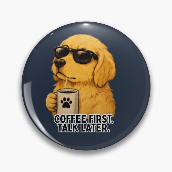 Item preview,  Golden retriever Dog with Sunglasses - Funny Dog Meme Sticker designed and sold by Siti Hoiriyah.