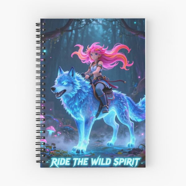 Item preview, Ride the Wild Spirit wolf designed and sold by DervoTeck2767.