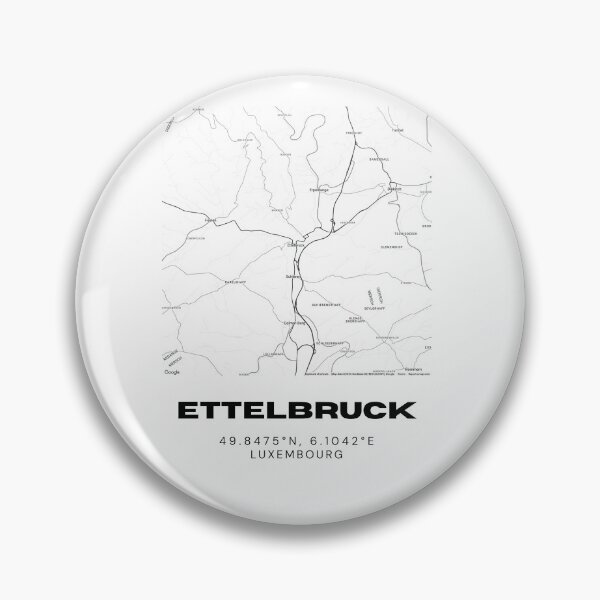 Item preview, Ettelbruck Luxembourg Minimalist City Map Art Print designed and sold by RM-Journey.