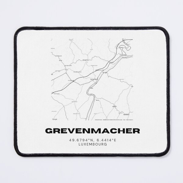Item preview, Grevenmacher Luxembourg Minimalist City Map Art Print designed and sold by RM-Journey.