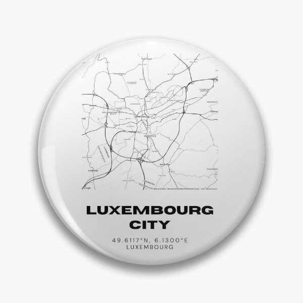 Item preview, Luxembourg City Minimalist Map Art Print Luxembourg Capital designed and sold by RM-Journey.