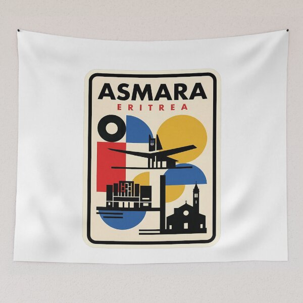 Item preview, Asmara Eritrea Retro Modernist Architecture Travel designed and sold by k3rstman1.