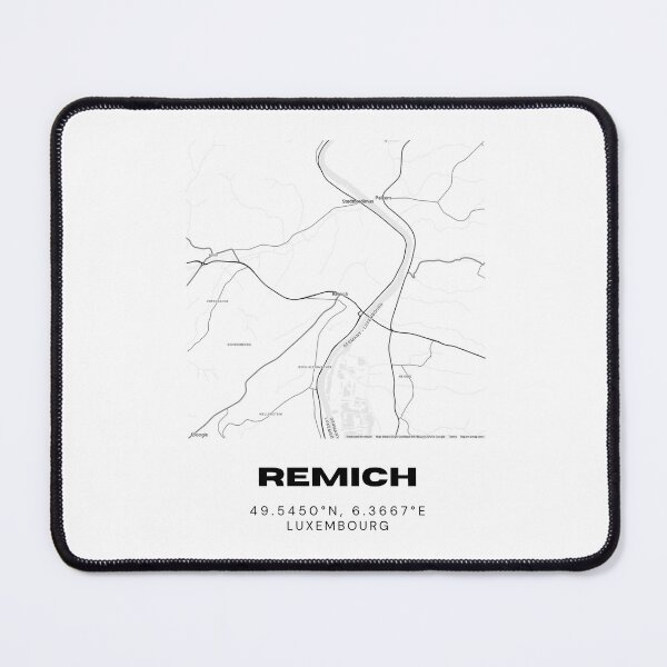 Item preview, Remich Luxembourg Minimalist City Map Art Print designed and sold by RM-Journey.
