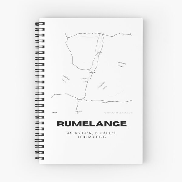 Item preview, Rumelange Luxembourg Minimalist City Map Art Print designed and sold by RM-Journey.