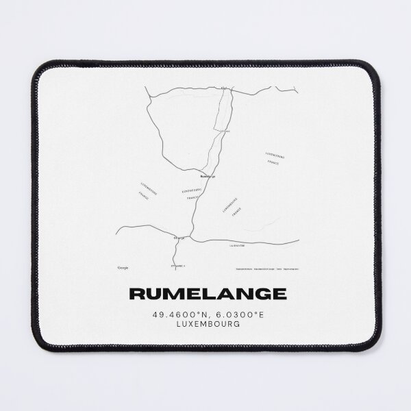 Item preview, Rumelange Luxembourg Minimalist City Map Art Print designed and sold by RM-Journey.