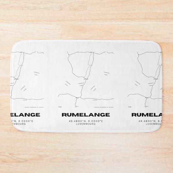 Item preview, Rumelange Luxembourg Minimalist City Map Art Print designed and sold by RM-Journey.