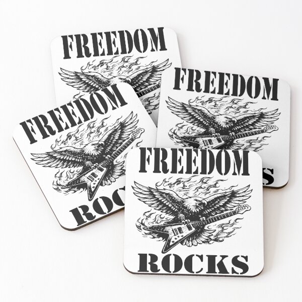 Item preview, Freedom Rocks Electric Guitar Eagle American Patriotic designed and sold by HYPNK.