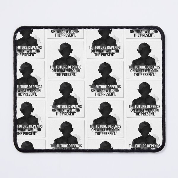 Item preview, Gandhi Inspired Silhouette Watercolour Artwork – Quote - The Future Depends on What We Do in the Present designed and sold by Donsean22.