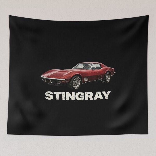 Item preview, C3 Stingray Distressed Vintage Red Coupe Classic Muscle Car designed and sold by Off-Road-Zone.