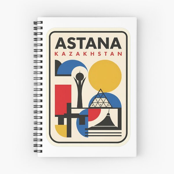 Item preview, Astana Kazakhstan Modern Geometric City Landmarks designed and sold by k3rstman1.