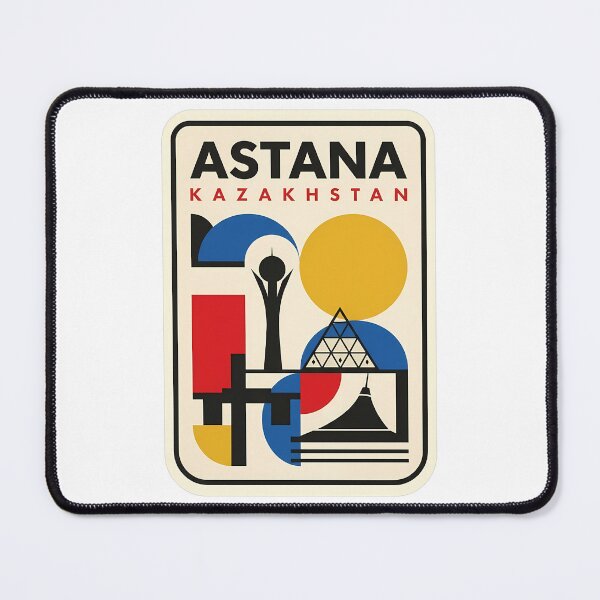 Item preview, Astana Kazakhstan Modern Geometric City Landmarks designed and sold by k3rstman1.