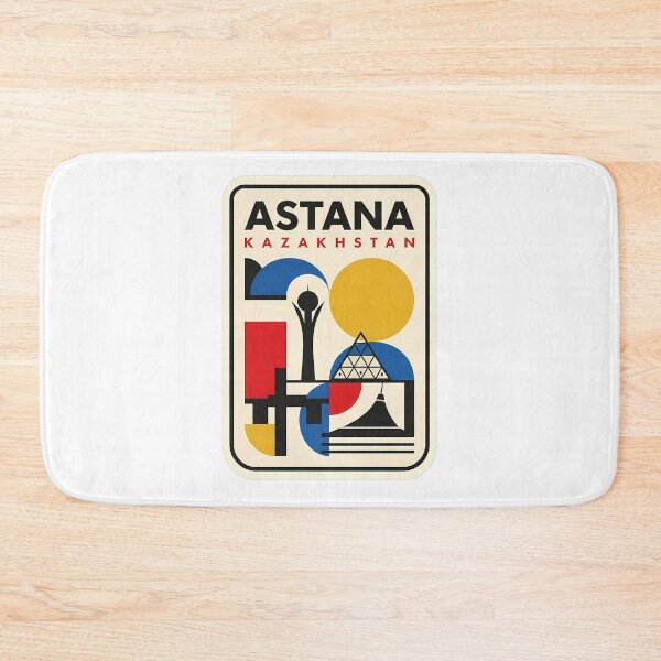 Item preview, Astana Kazakhstan Modern Geometric City Landmarks designed and sold by k3rstman1.