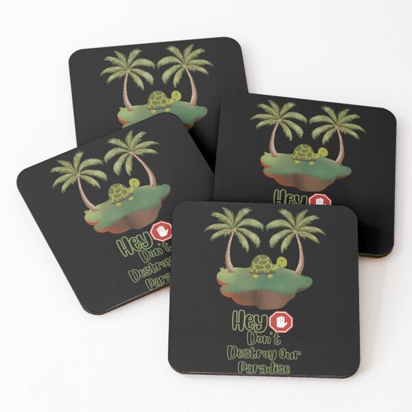 Item preview, Protect Our Paradise Turtle | Save Nature Save Wildlife Eco Design designed and sold by Art IN Pack.