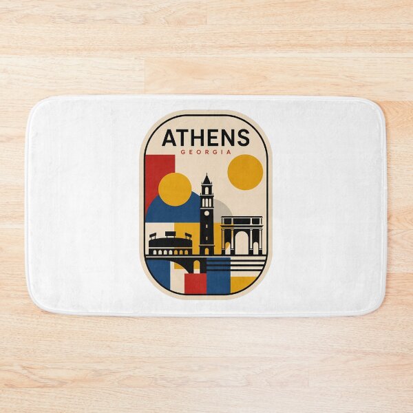 Item preview, Athens Georgia Retro Geometric City Skyline designed and sold by k3rstman1.