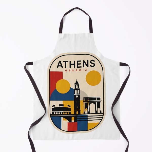 Item preview, Athens Georgia Retro Geometric City Skyline designed and sold by k3rstman1.