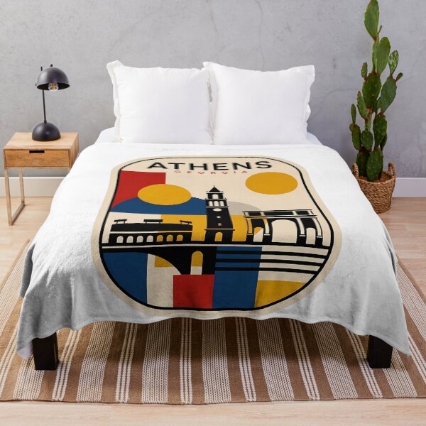 Item preview, Athens Georgia Retro Geometric City Skyline designed and sold by k3rstman1.