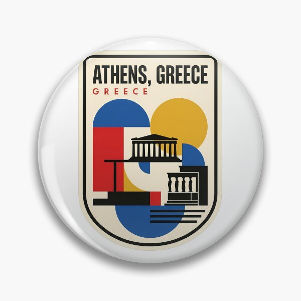 Item preview, Retro Athens Greece Mid Century Modern Parthenon designed and sold by k3rstman1.