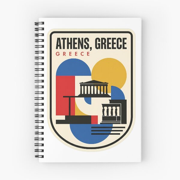 Item preview, Retro Athens Greece Mid Century Modern Parthenon designed and sold by k3rstman1.