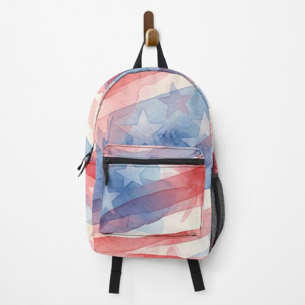Item preview, Stars and Stripes Watercolor Waves designed and sold by LibertyForge-Co.