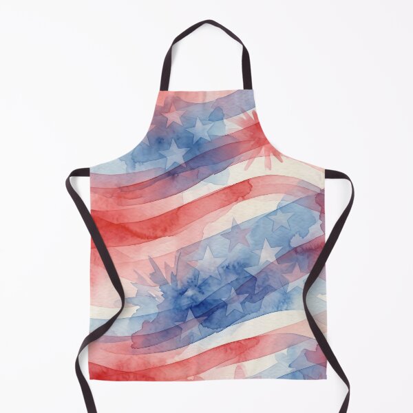 Item preview, Stars and Stripes Watercolor Waves designed and sold by LibertyForge-Co.