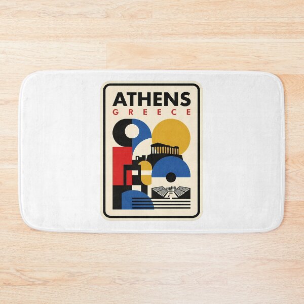 Item preview, Modern Geometric Athens Greece Acropolis Parthenon designed and sold by k3rstman1.