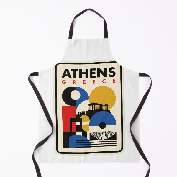 Item preview, Modern Geometric Athens Greece Acropolis Parthenon designed and sold by k3rstman1.