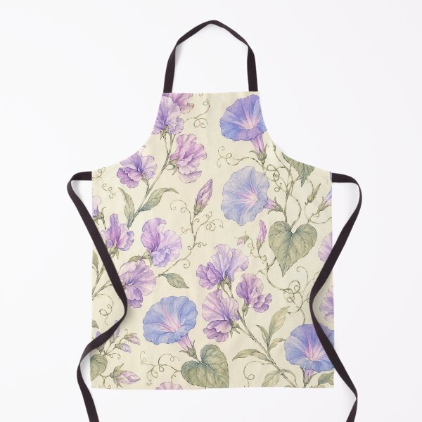 Item preview, Vintage Botanical Morning Glory and Sweet Pea Pattern designed and sold by Owcomm.