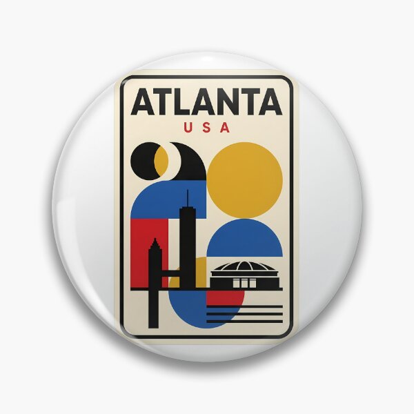 Item preview, Mid Century Modern Atlanta Georgia City Skyline designed and sold by k3rstman1.