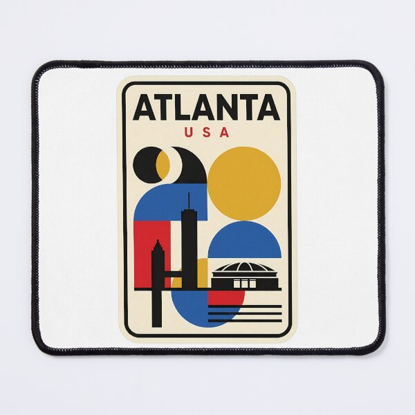 Item preview, Mid Century Modern Atlanta Georgia City Skyline designed and sold by k3rstman1.