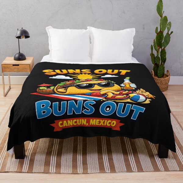 Item preview, Cancun Mexico Vacation Buns Out Relaxing Character designed and sold by Tsugraf Designs.