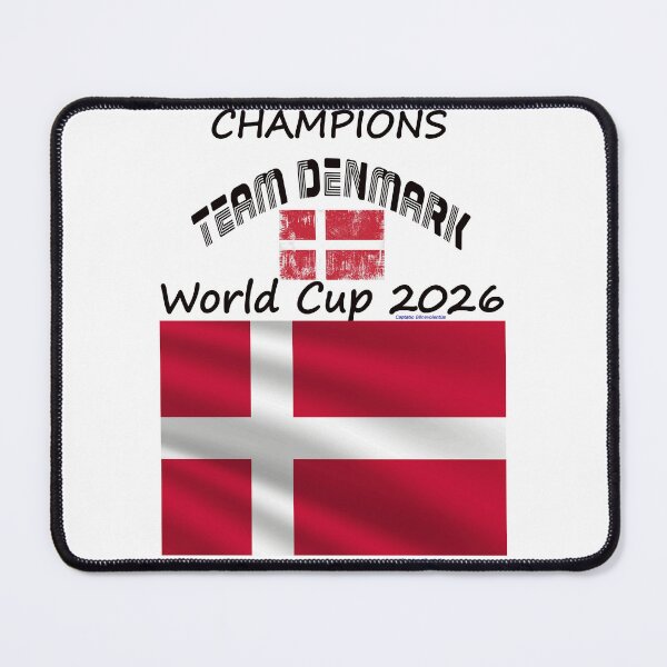 Item preview, Denmark Fan T‑Shirt world Soccer Cup 2026 DK outfit designed and sold by cabevo.