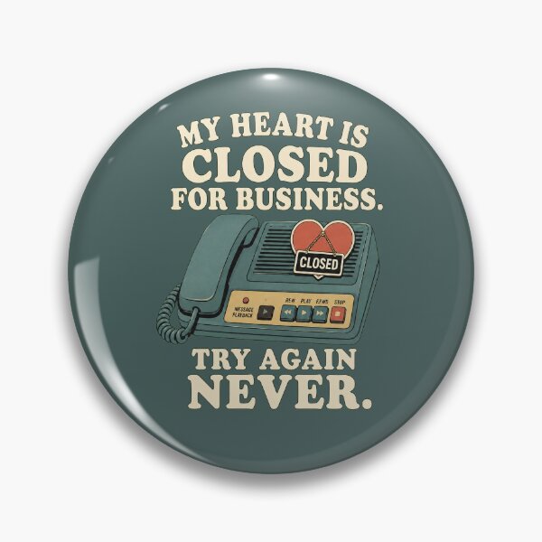 Item preview, Closed Heart Answering Machine Shirt designed and sold by Passionread.