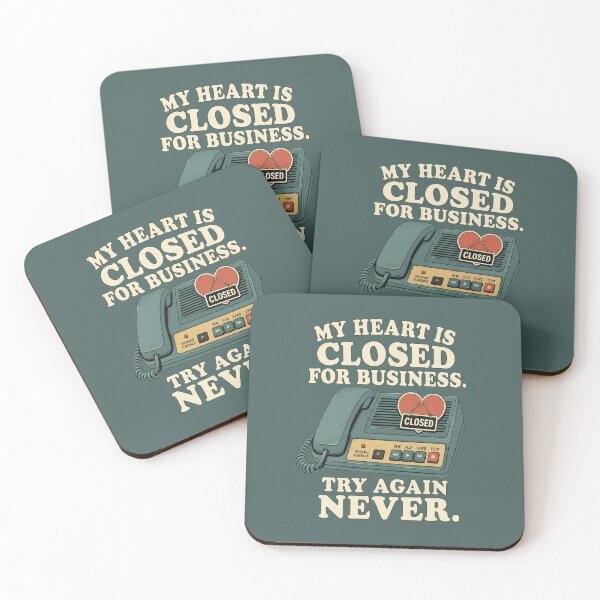 Item preview, Closed Heart Answering Machine Shirt designed and sold by Passionread.