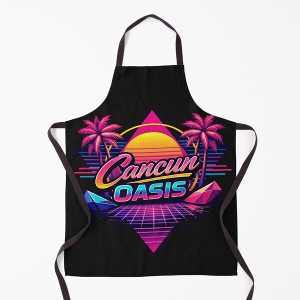 Item preview, Cancun Mexico Synthwave 80s Aesthetic Travel designed and sold by Tsugraf Designs.
