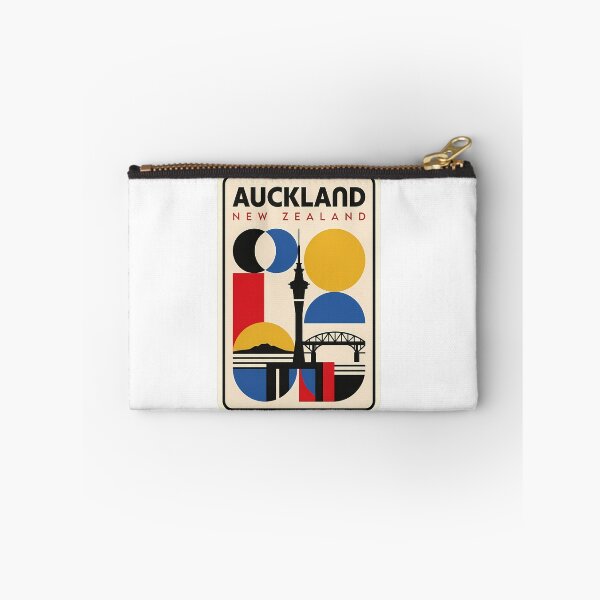 Item preview, Retro Auckland New Zealand Geometric Cityscape Skyline designed and sold by k3rstman1.