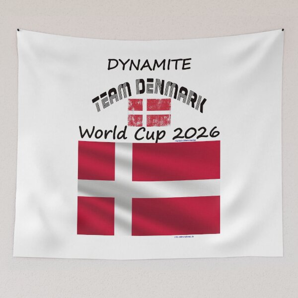 Item preview, Denmark Fan T‑Shirt world Soccer Cup 2026 DK outfit designed and sold by cabevo.