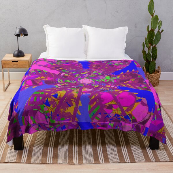 Item preview, Indigo Splatter Paint Kaleidoscope  designed and sold by RAHKELROYSUM.