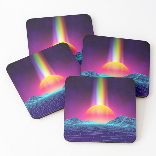 Item preview, Synthwave Sun Rainbow designed and sold by Priyan96.