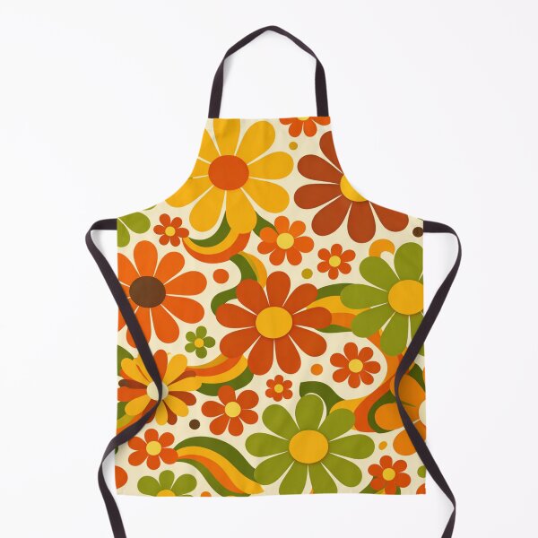 Item preview, Retro 70s Floral Pattern Groovy Flower Power designed and sold by Owcomm.