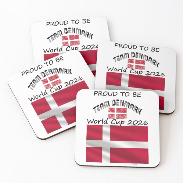 Item preview, Denmark Fan T‑Shirt world Soccer Cup 2026 DK outfit designed and sold by cabevo.