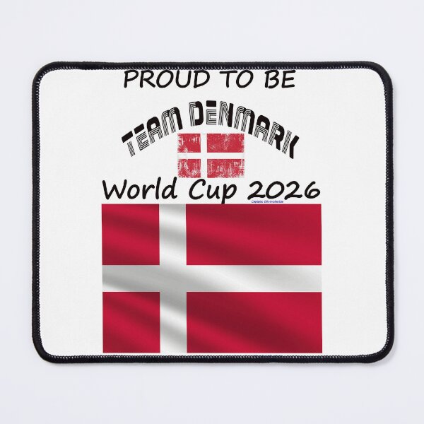 Item preview, Denmark Fan T‑Shirt world Soccer Cup 2026 DK outfit designed and sold by cabevo.