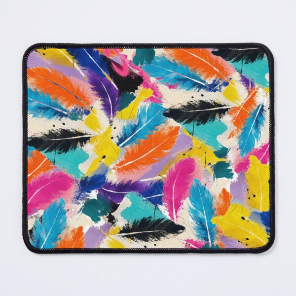 Item preview, Colorful Feather Abstract Pattern designed and sold by tmoca.