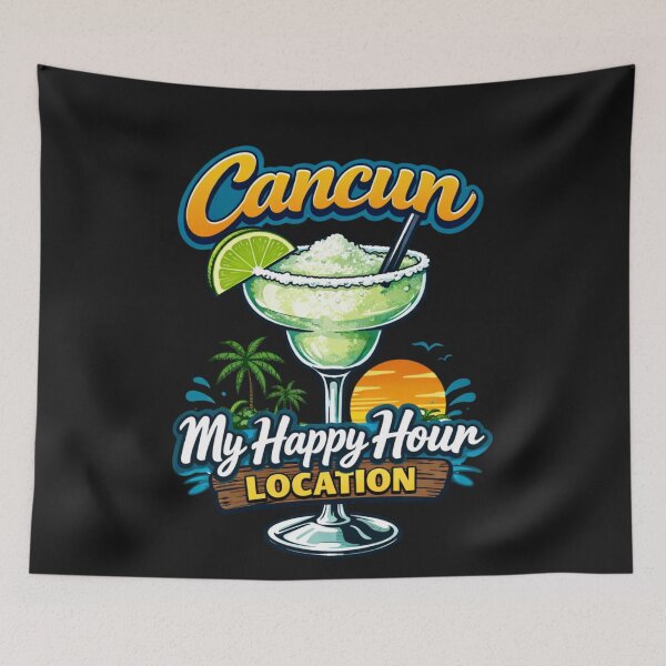 Item preview, Cancun Margarita Drink Mexico Vacation Tropical designed and sold by Tsugraf Designs.