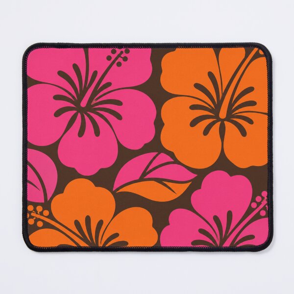 Item preview, Retro Groovy Hibiscus Floral Pattern designed and sold by Owcomm.