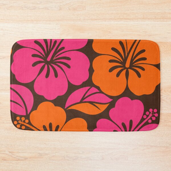 Item preview, Retro Groovy Hibiscus Floral Pattern designed and sold by Owcomm.